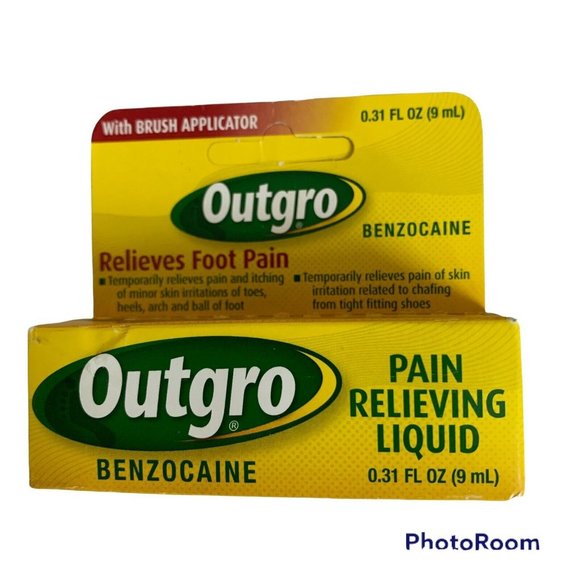 Outgro Benzocaine Pain Relieving Liquid - 0.31oz (Exp. 02/23) - Picture 1 of 2